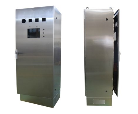 Caja eléctrica con ventana