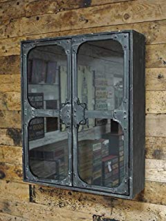 Armario de pared de metal de estilo industrial