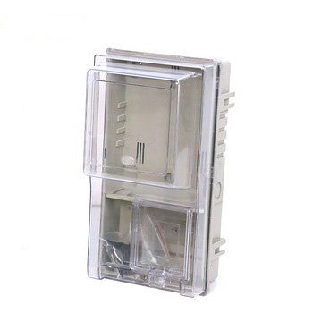 Caja transparente para medidor eléctrico
