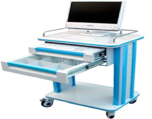 Carro de computadora médica ABS