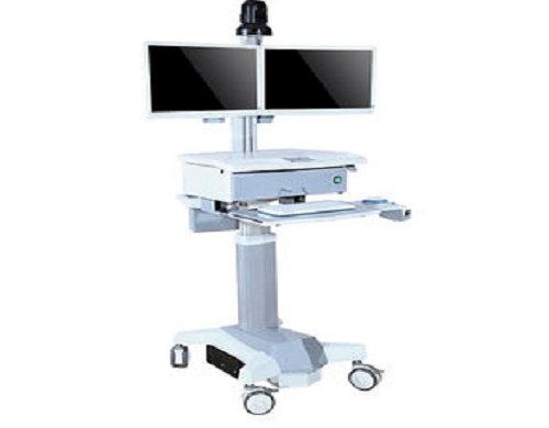 Carro de computadora para telemedicina médica