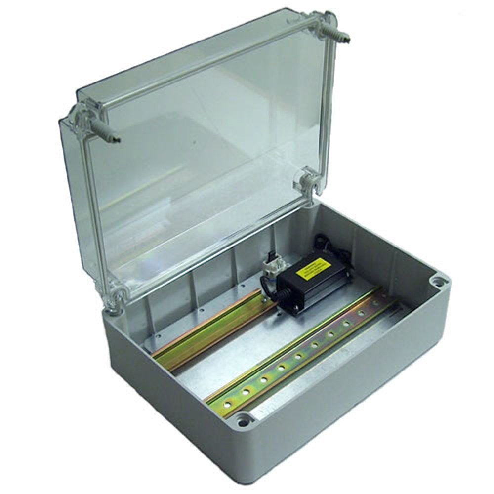 Caja metálica para carril DIN