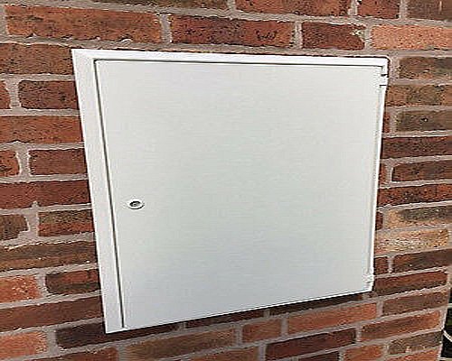 Tapa de la caja del medidor eléctrico