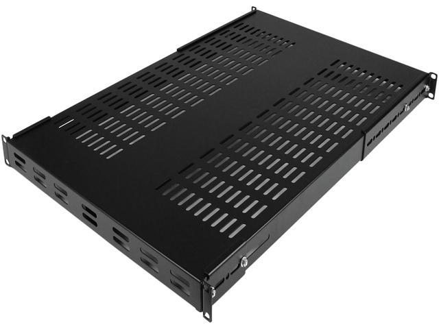 Étagère de rack de serveur ventilée réglable 1U