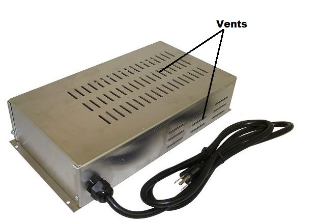 Système de ventilation dans le boîtier d'alimentation
