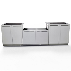 Lemari BBQ Luar Ruangan dari Baja Tahan Karat