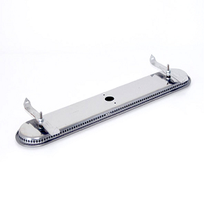 Pembakar BBQ Stainless Steel Tunggal Oval