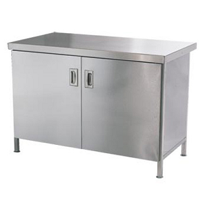 Lemari Stainless Steel dengan Upstand