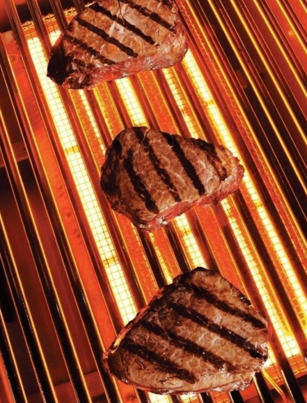 Memasak di atas pembakar inframerah