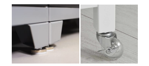 Kaki lemari dan roda