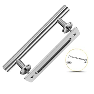 Puxadores de porta de aço inoxidável para serviços pesados