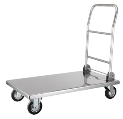 Troli baja tahan karat platform