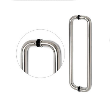 Puxadores de porta de aço inoxidável