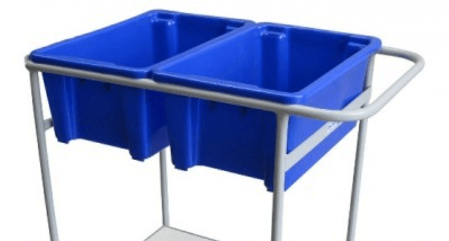 Tempat sampah troli