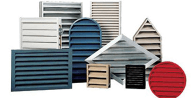 ventilasi baja tahan karat yang dicat