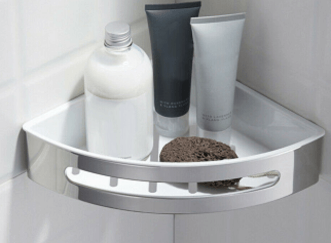 Caddy baja tahan karat dengan pelat keramik