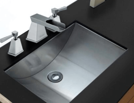 Wastafel bawah meja berbahan baja tahan karat