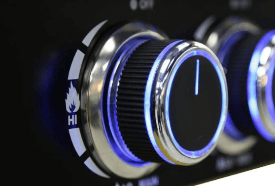 Kenop putar dengan lampu LED