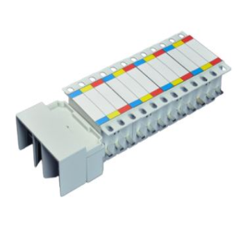Barramento DIN Rail combinado trifásico
