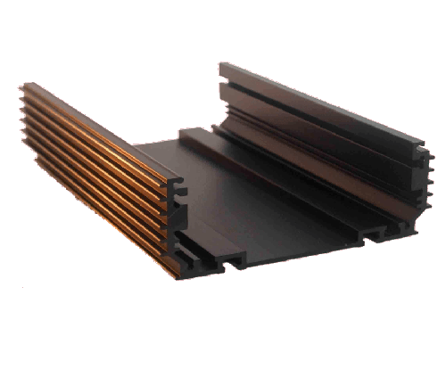 Boîtier de dissipateur thermique en aluminium extrudé