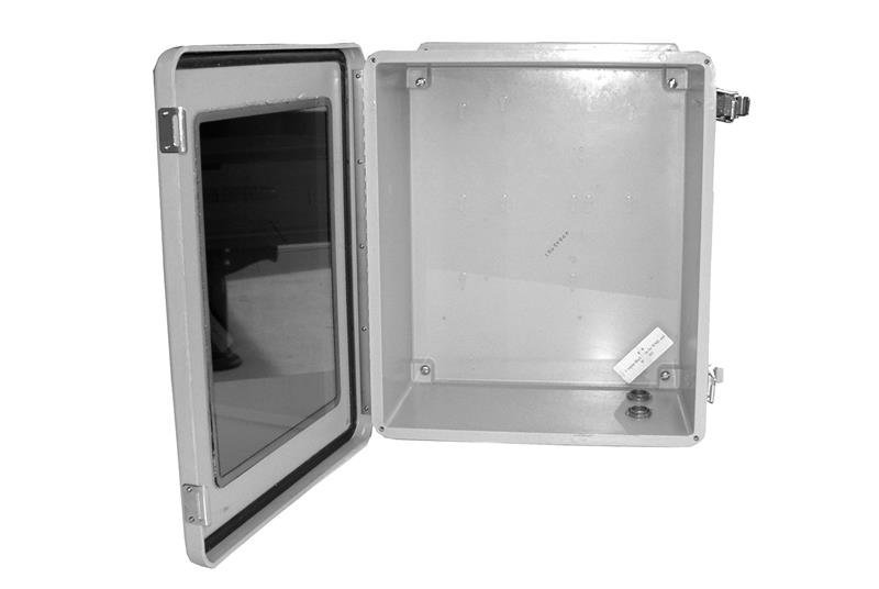 Gabinete inalámbrico con ventana y clasificación NEMA para montaje en pared