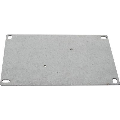 Placa posterior de caja eléctrica de acero galvanizado