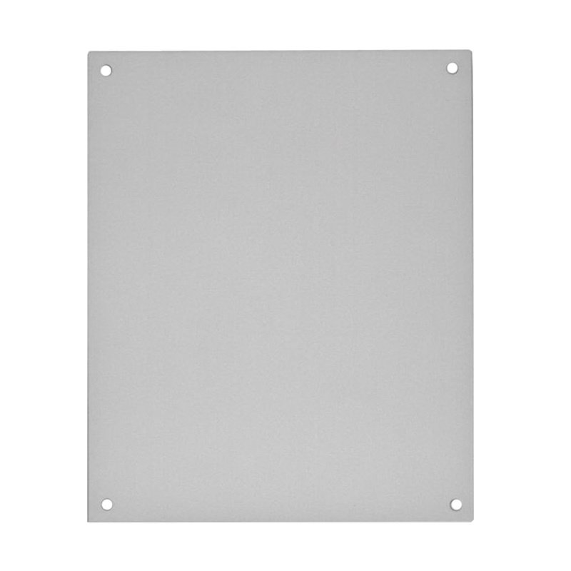 Placa posterior de caja eléctrica de acero pintado