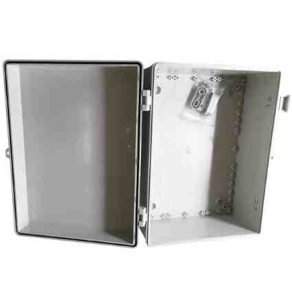 Caja eléctrica de plástico con bisagras