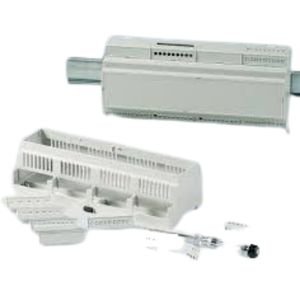 Caja de riel DIN ventilada