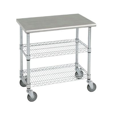 Troli Dapur Stainless Steel yang Sangat Kokoh