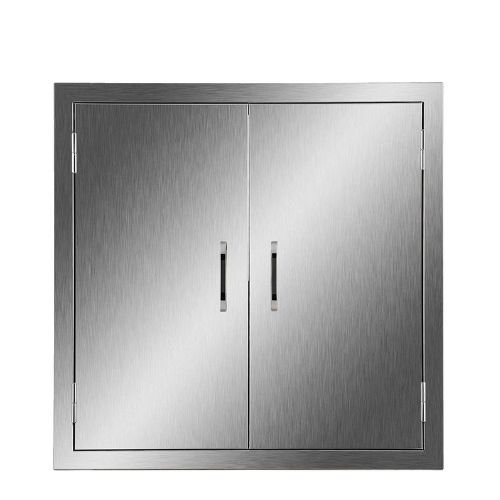 Pintu Akses BBQ Ganda Stainless Steel di Luar Kabinet